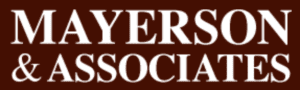 A brown banner with the words lawyers association