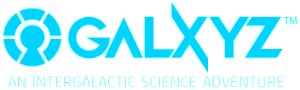 A black and blue logo for galactic science.